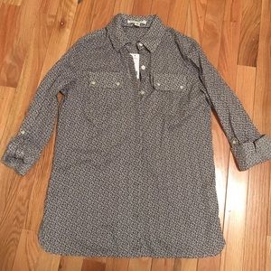 NWT banana republic floral button up